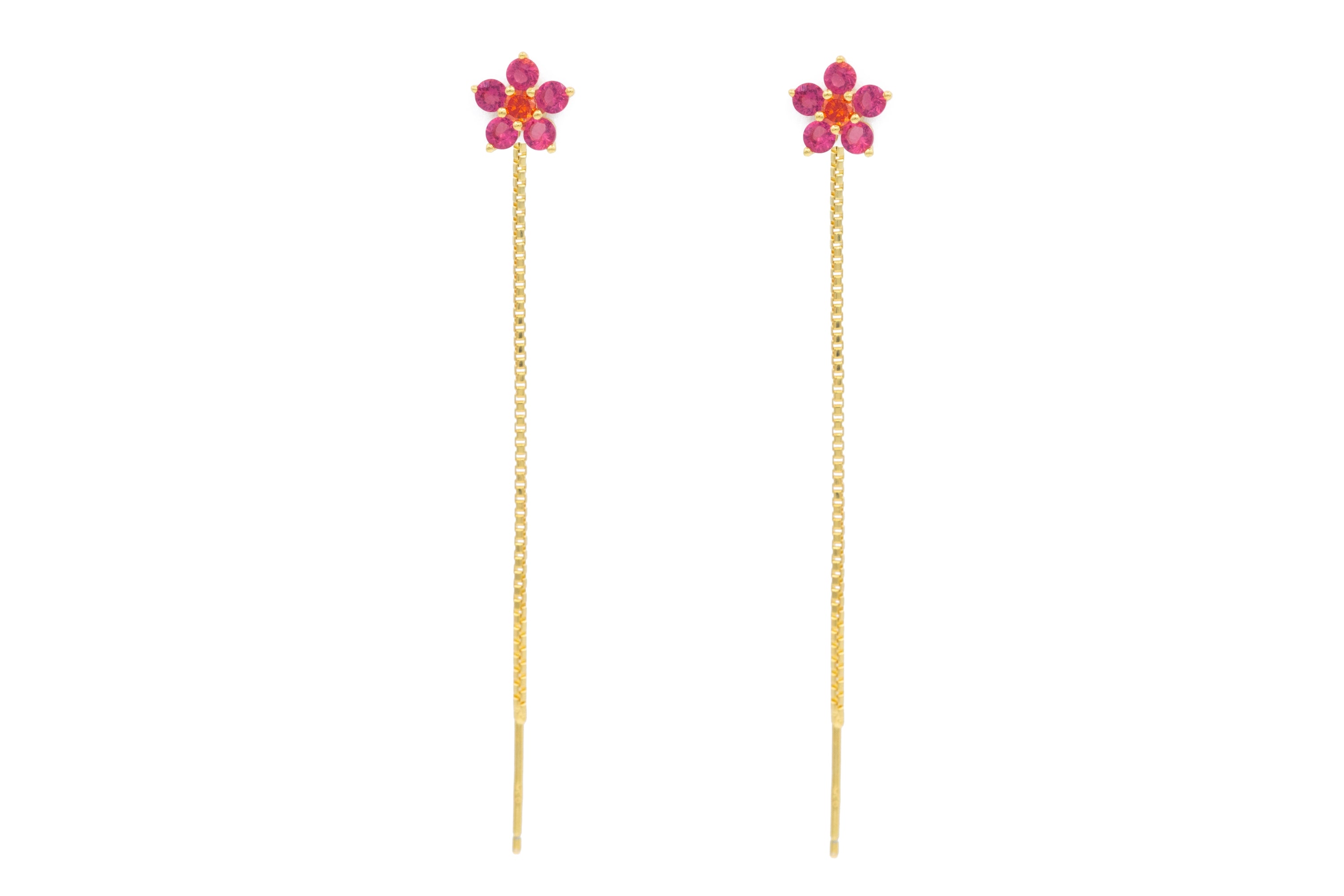 Mono-Orecchino da Donna Flora Drop in Argento 925 TIZ DROP 44