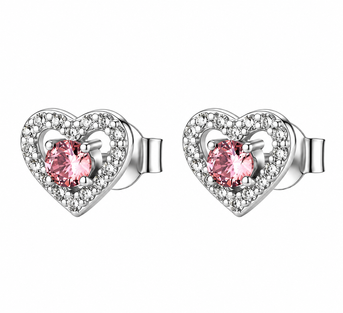 Orecchini da Donna con cuore in Argento 925 e cubic zirconia Brosway BROS FTP26