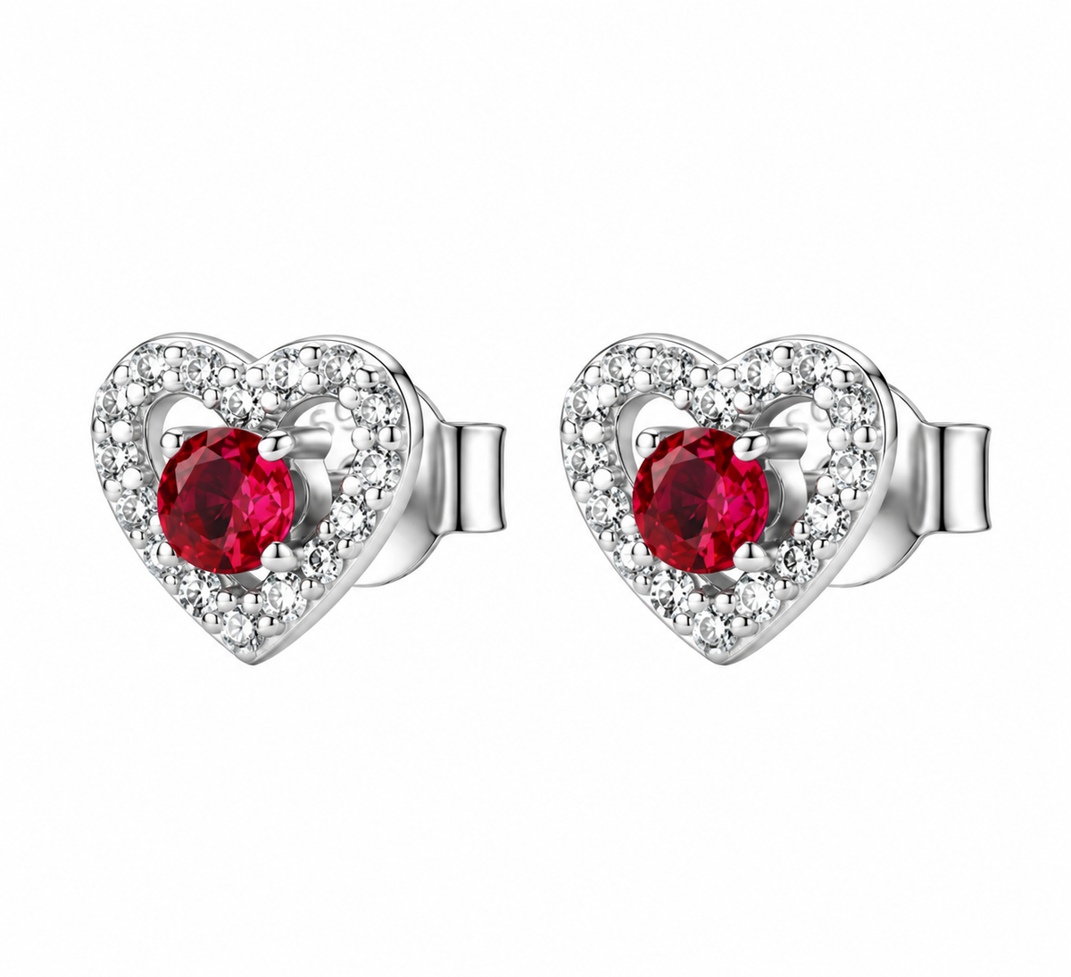 Orecchini da Donna con cuore in Argento 925 e cubic zirconia Brosway BROS FPR145