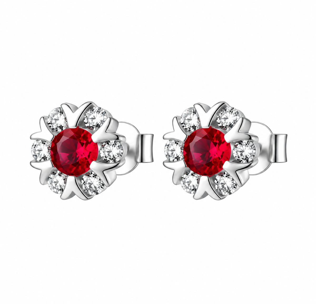 Orecchini da Donna con fiore in Argento 925 e cubic zirconia Brosway BROS FPR146