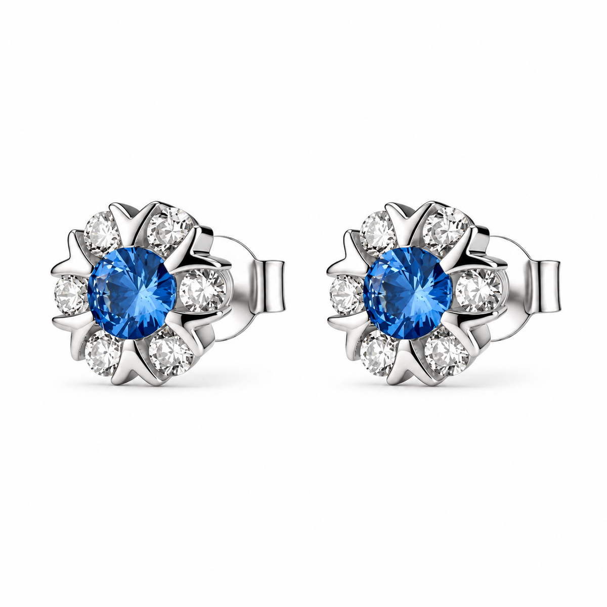 Orecchini da Donna con fiore e cubic zirconia in Argento 925 Brosway BROS FFB137