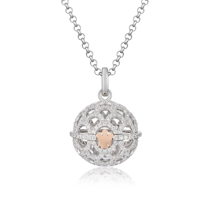 Collana Chiama Angeli in Argento e Zirconi Roberto Giannotti SFA111