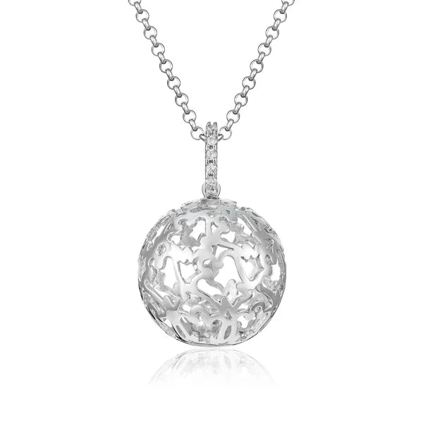 Collana Chiama Angeli In Argento e Zirconi Roberto Giannotti SFA137