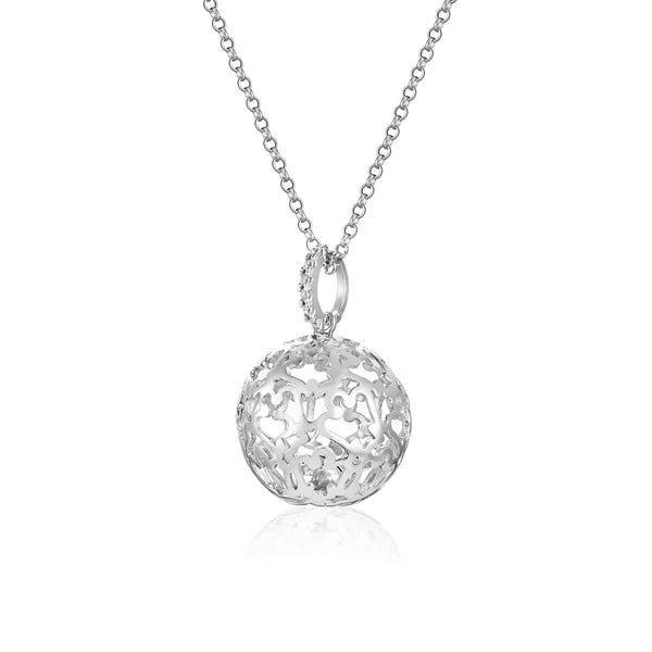 Collana Chiama Angeli In Argento e Zirconi Roberto Giannotti SFA137