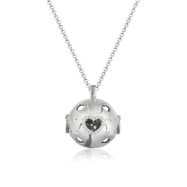 Collana Chiama Angeli Cuori e Angeli in Argento Roberto Giannotti SFA161