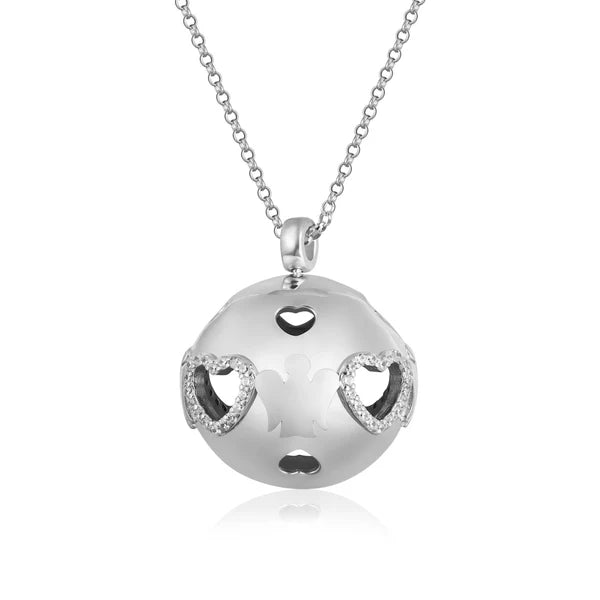 Collana Chiama Angeli Cuori e Angeli in Argento Roberto Giannotti SFA161