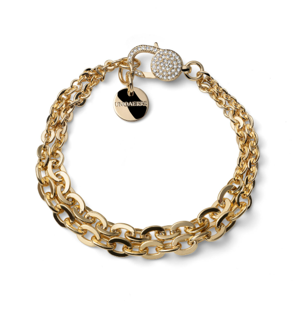 Bracciale da Donna forzatina doppia e zirconi Unoaerre 1AR 2799