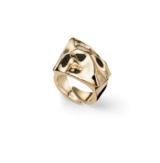 Anello da Donna Lux dorato in Bronzo Unoaerre 1AR 2842