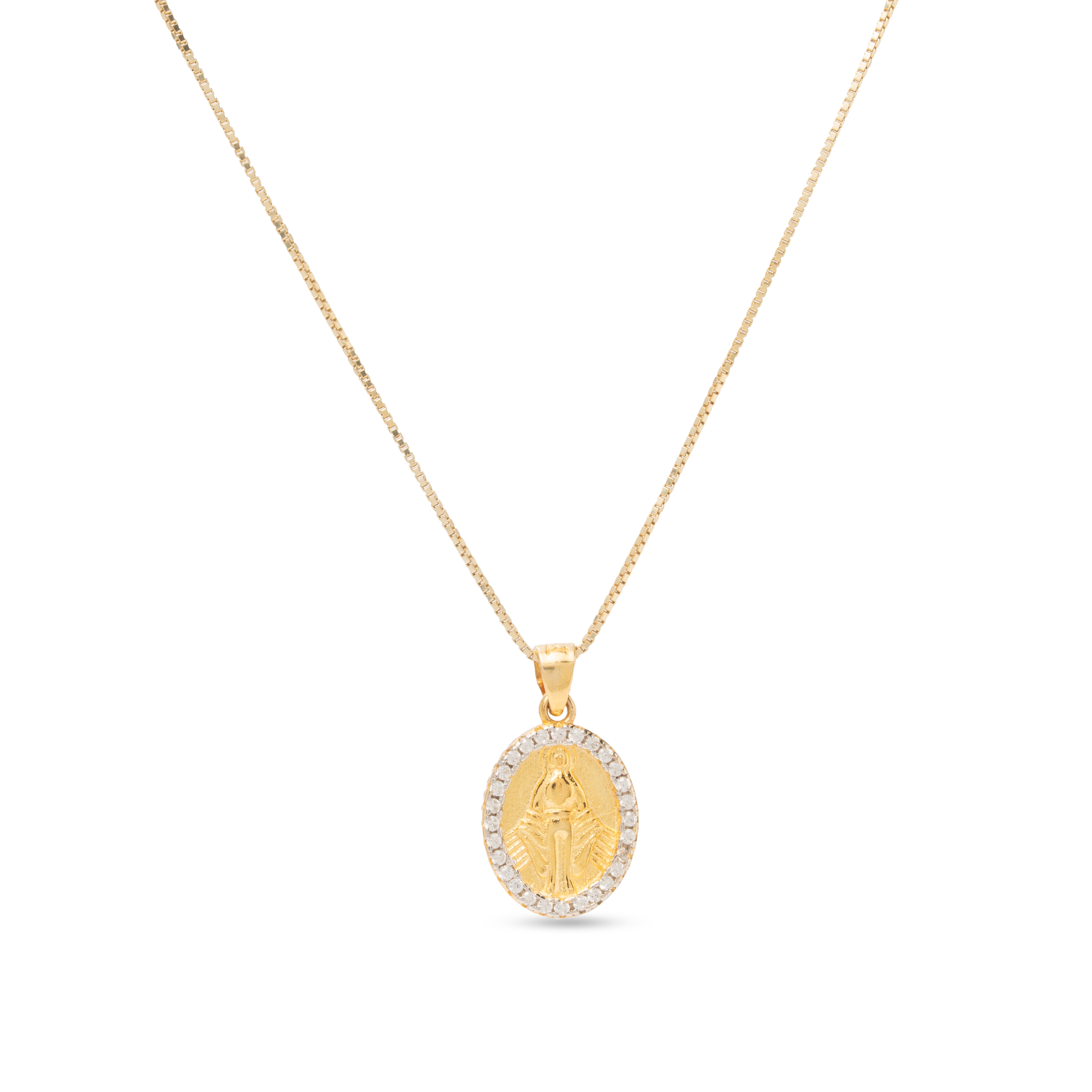 Collana Protezione da Donna in Argento 925 e Zirconi TIZ AGCND 31