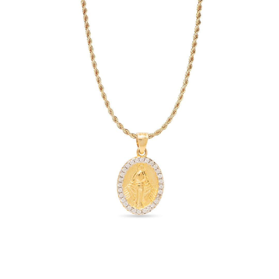 Collana Protezione da Uomo in Argento 925 e zirconi  TIZ AGCOL 03