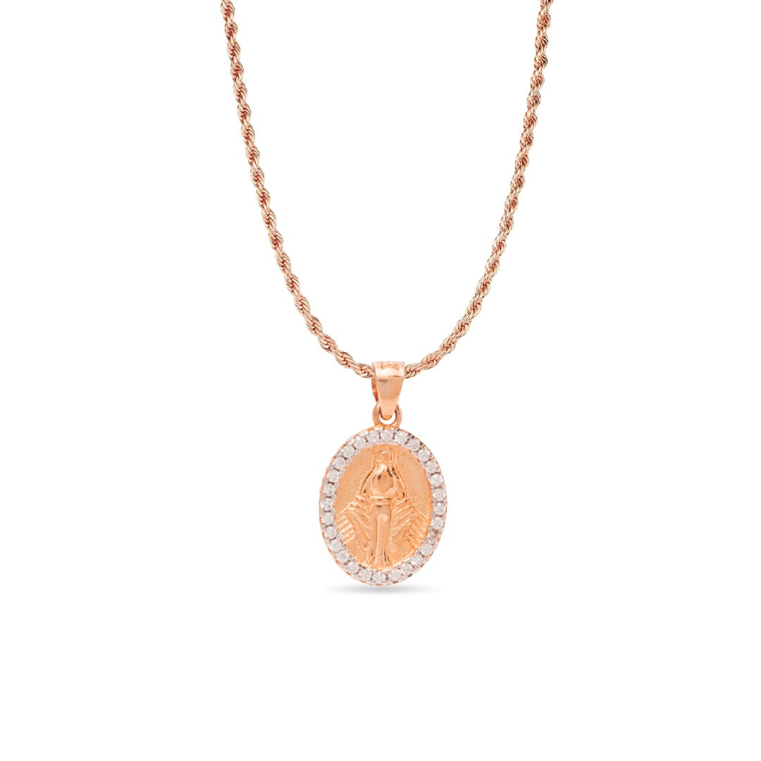 Collana Protezione da Uomo in Argento 925 e zirconi  TIZ AGCOL 03