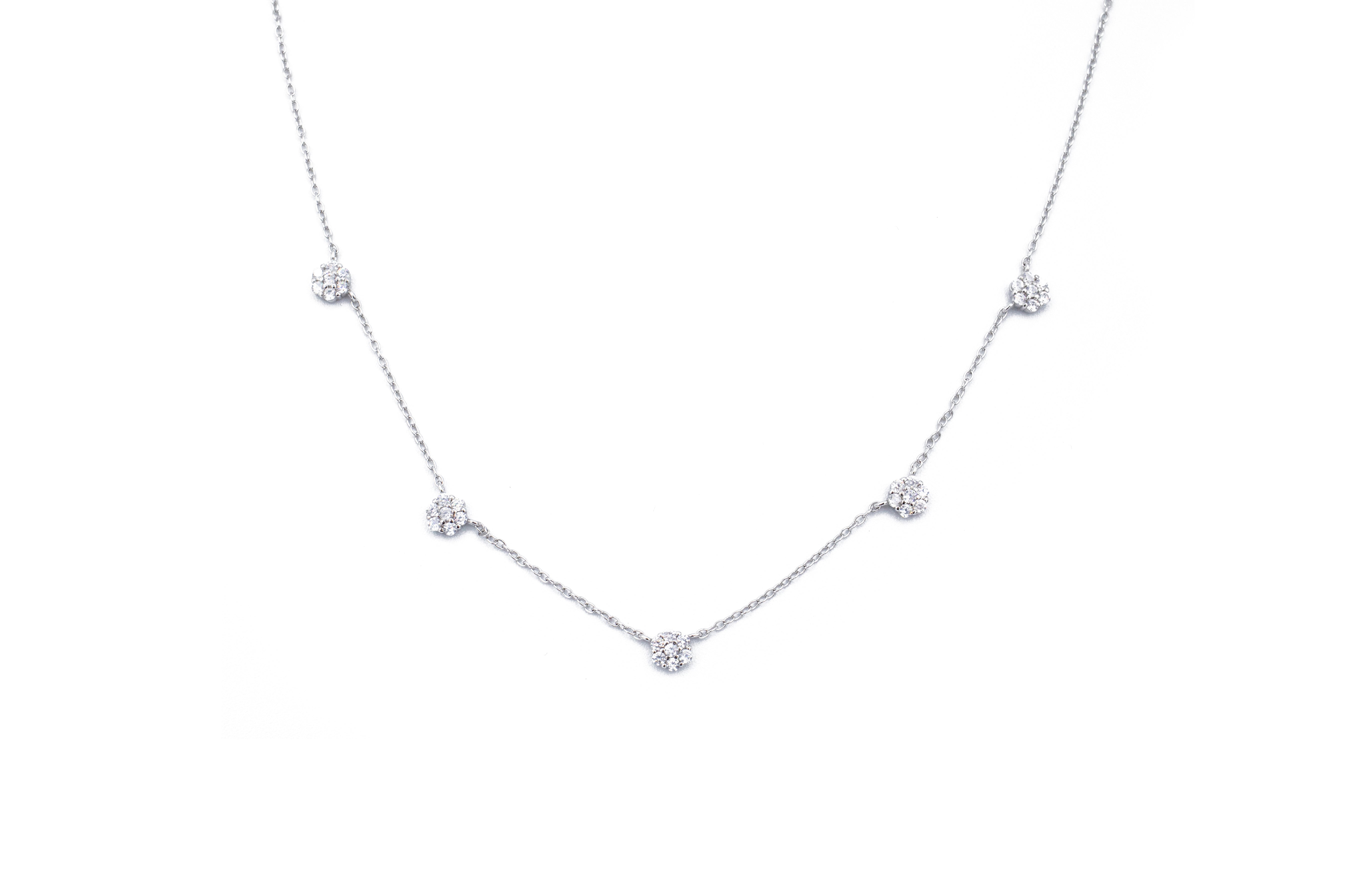 Collana Da Donna Flora  in Argento 925 TIZ DROP 06