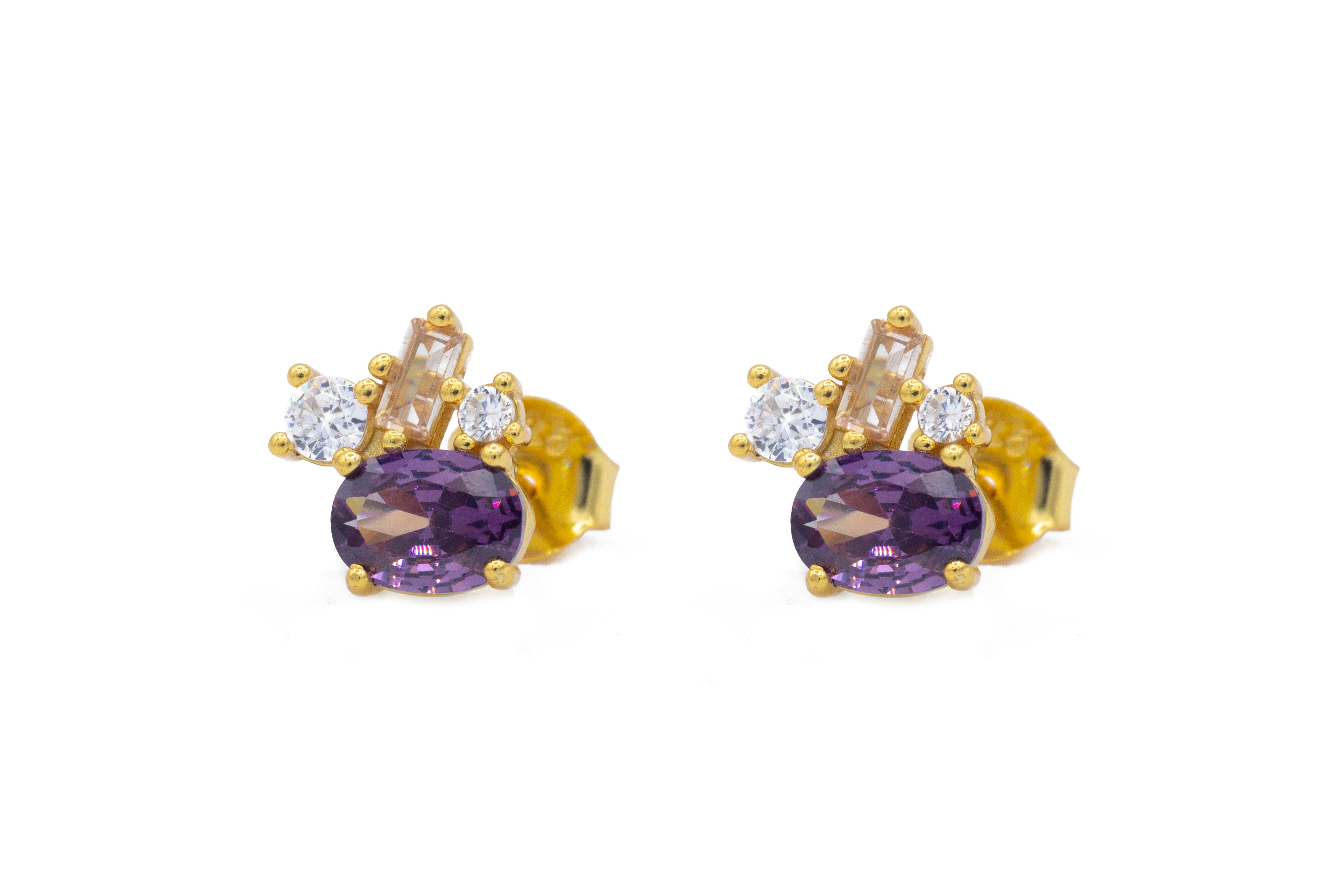 Orecchini da Donna Ametista in Argento 925 TIZ DROP 51