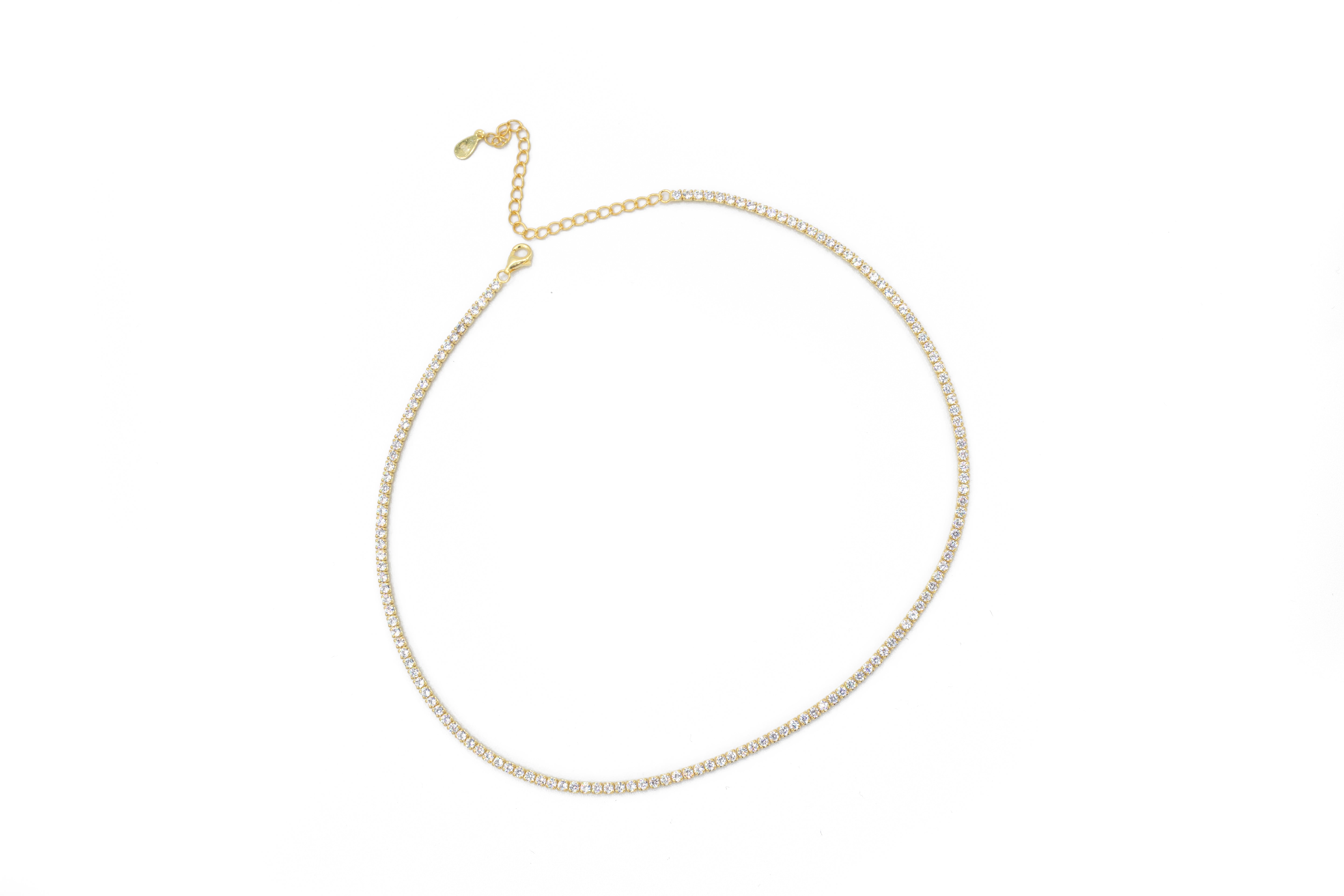 Collana Tennis da Donna Infinity in Argento 925 TIZ DROP 03