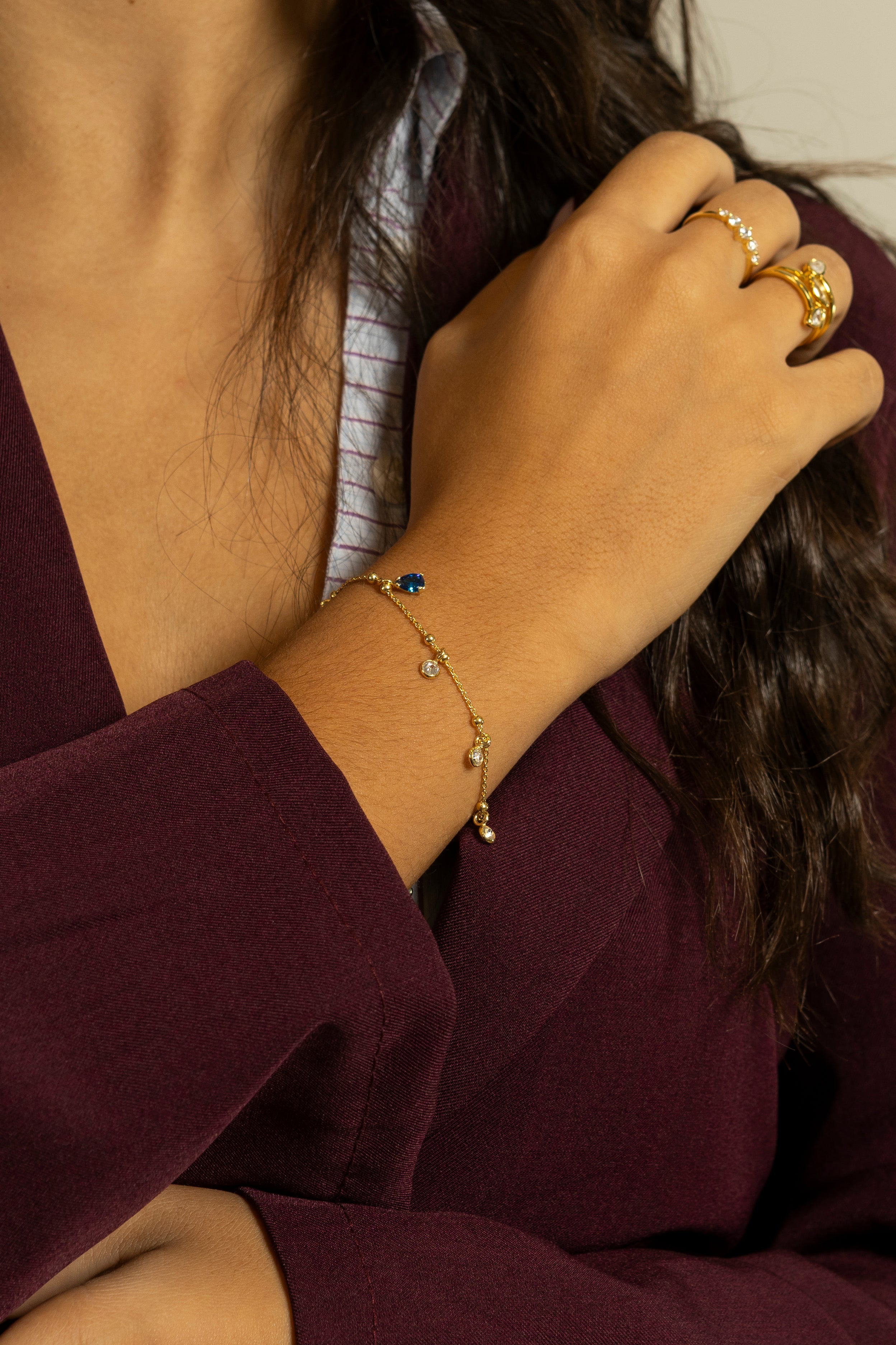 Bracciale da Donna Blue Vibe in Argento 925 TIZ DROP 30