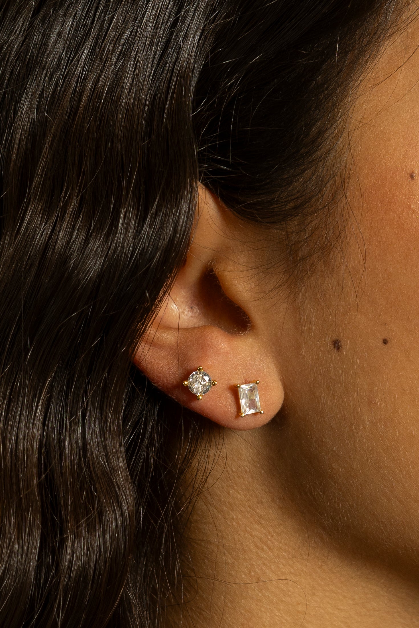 Piercing Zirconia Baguette Gold in Argento 925 Tiziano TIZ AGOR 322