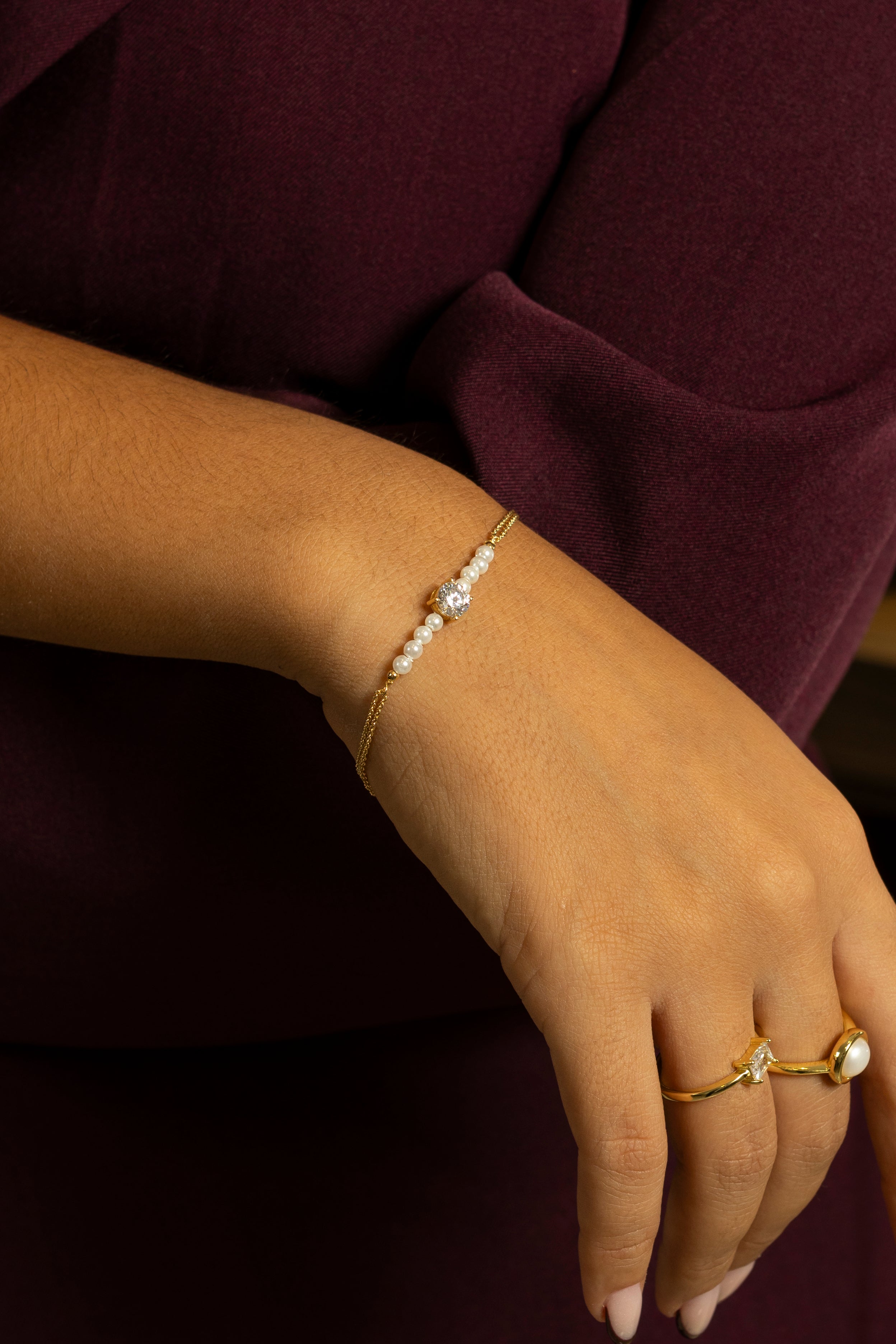 Bracciale da Donna Glow Pearl in Argento 925 TIZ DROP 29