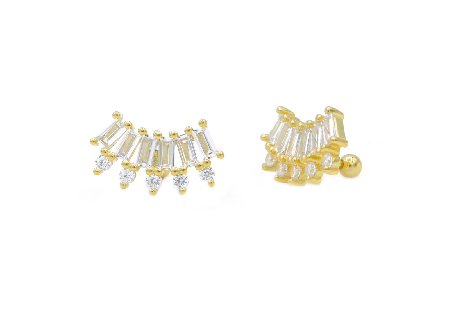 Piercing Corona Gold in Argento925 TIZ AGOR 340G