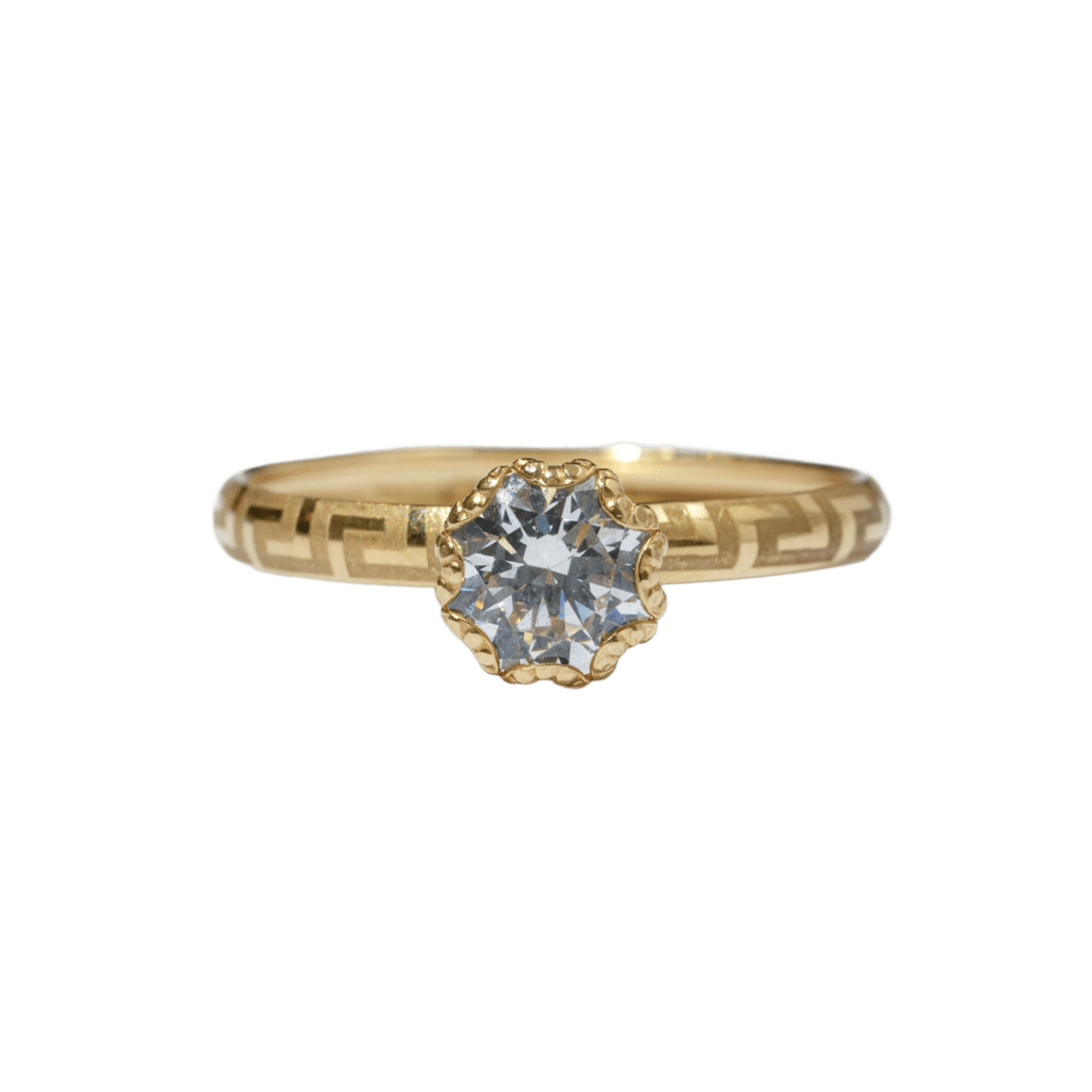 Anello da Donna in Oro 18kt con Zircone centrale Tiziano TIZ ANOR 378