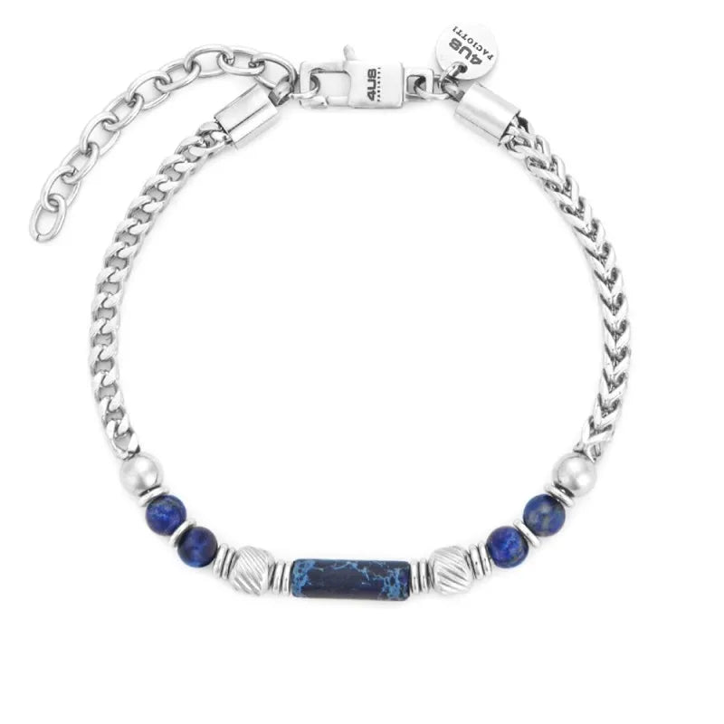 Bracciale 4US Cesare Paciotti Uomo Acciaio Blu 4US 4UBR7807