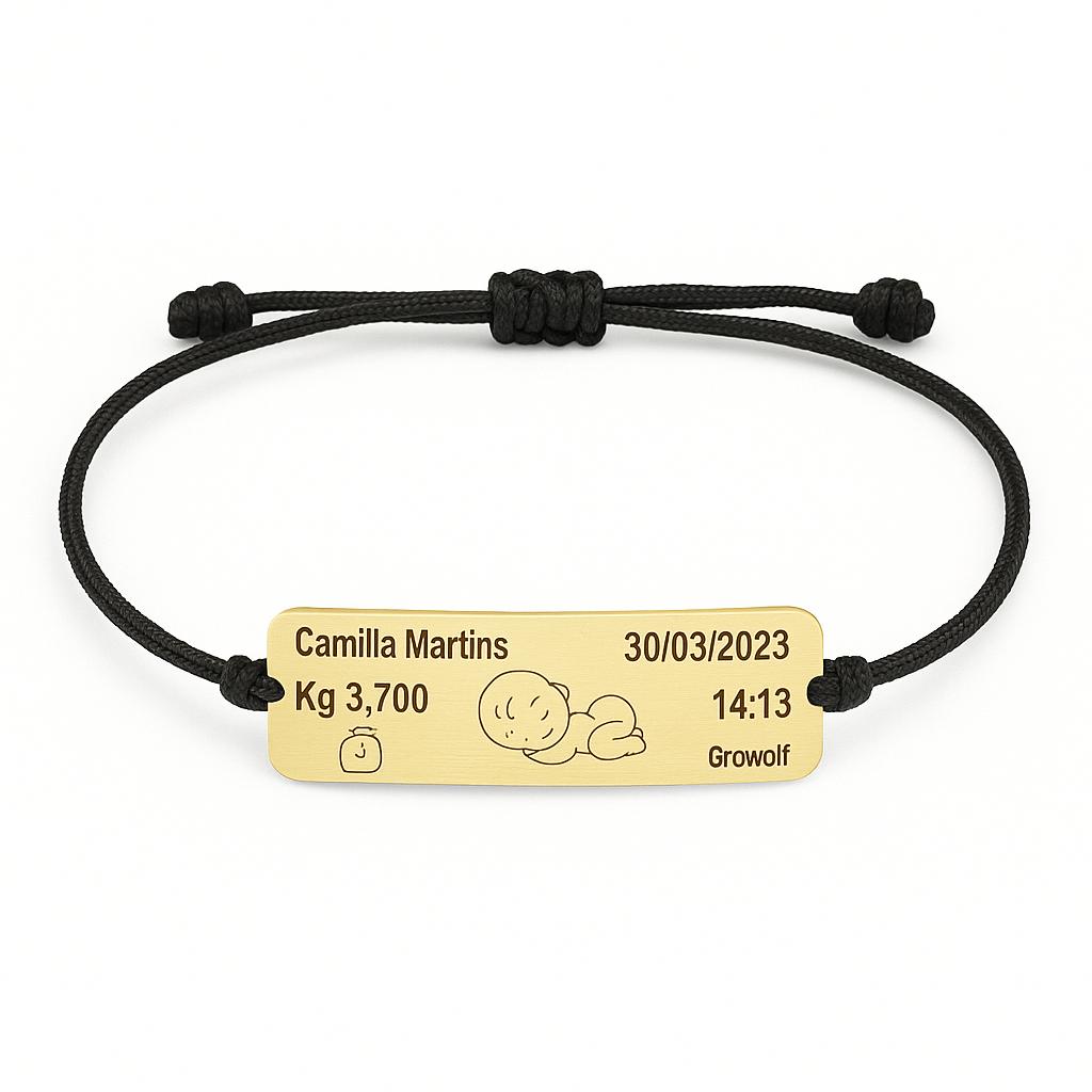 Bracciale Nascita Personalizzato in Argento 925 TIZ AGBR98