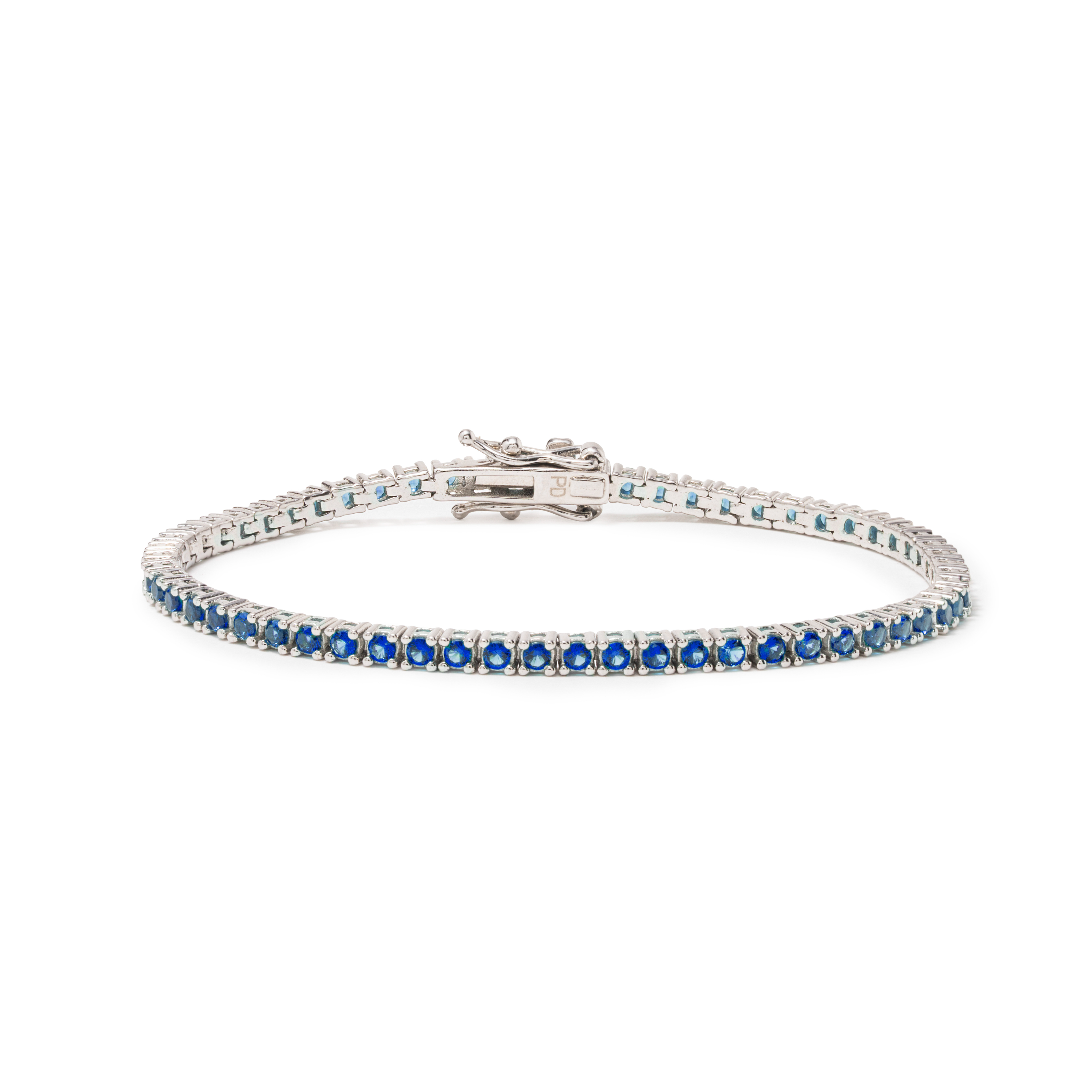 Bracciale Tennis Unisex Tiziano Argento TIZ AGTEN BLU