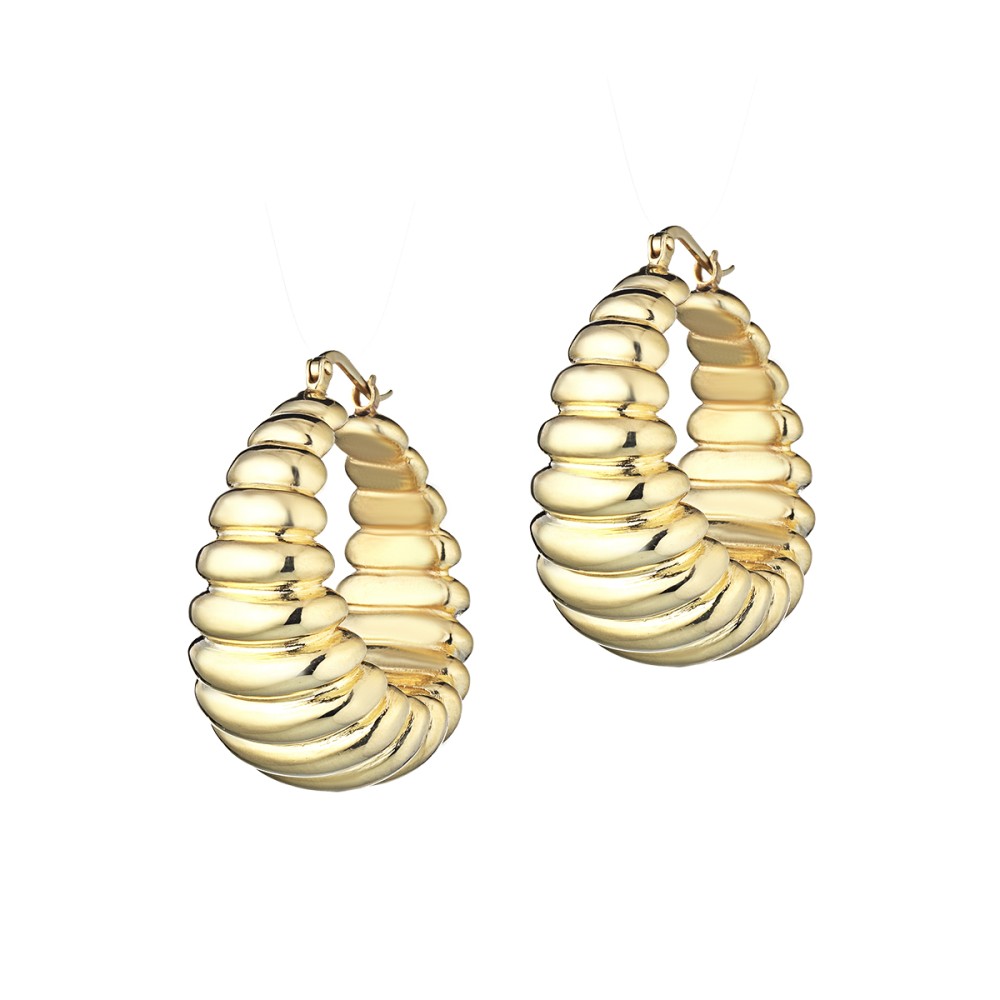 Orecchini da Donna Cerchio di Miele Marcello Pane Argento MP ORMR 002