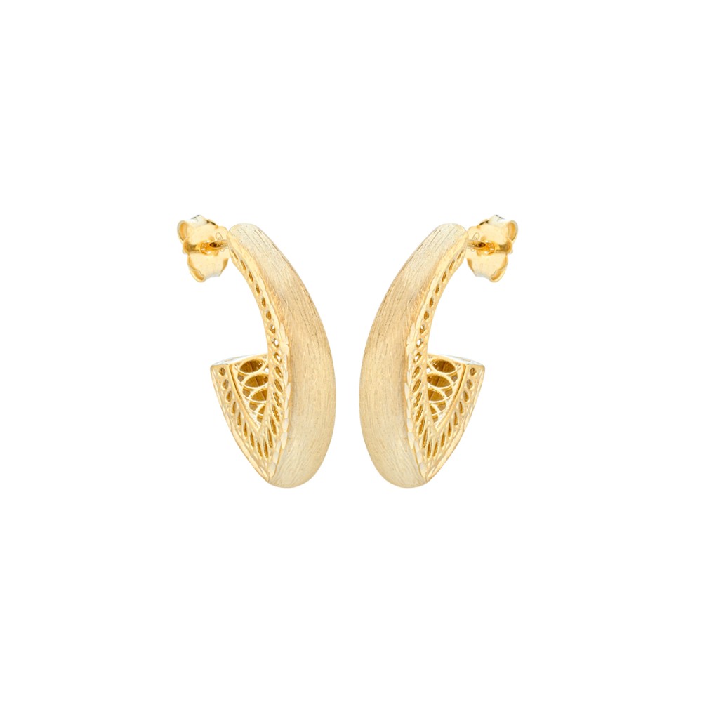 Orecchini da Donna spicchio intersiato in Argento 925 MARCELLO PANE ORML 028