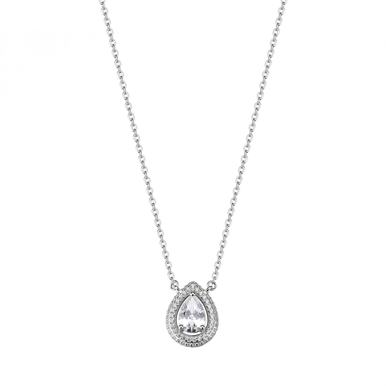 Collana da Donna con Pendente Cubic Zirconia Rosato ROS RZAN01