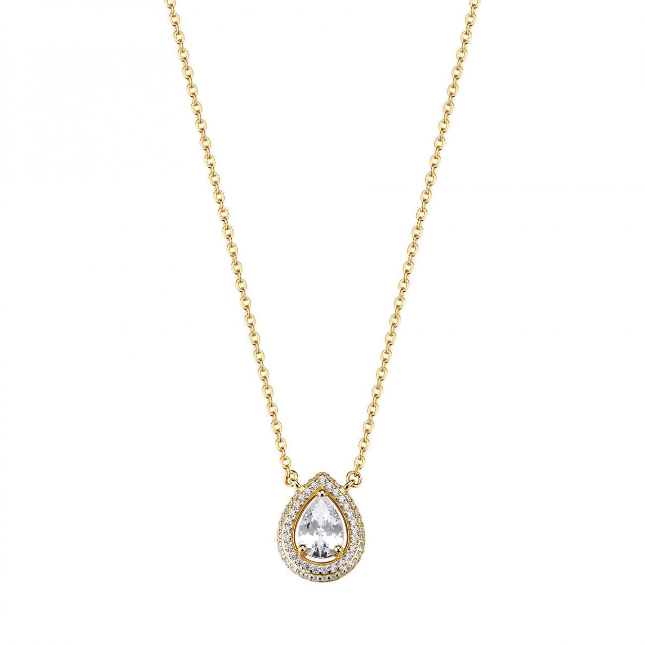 Collana da Donna con Pendente Cubic Zirconia Rosato ROS RZAN02