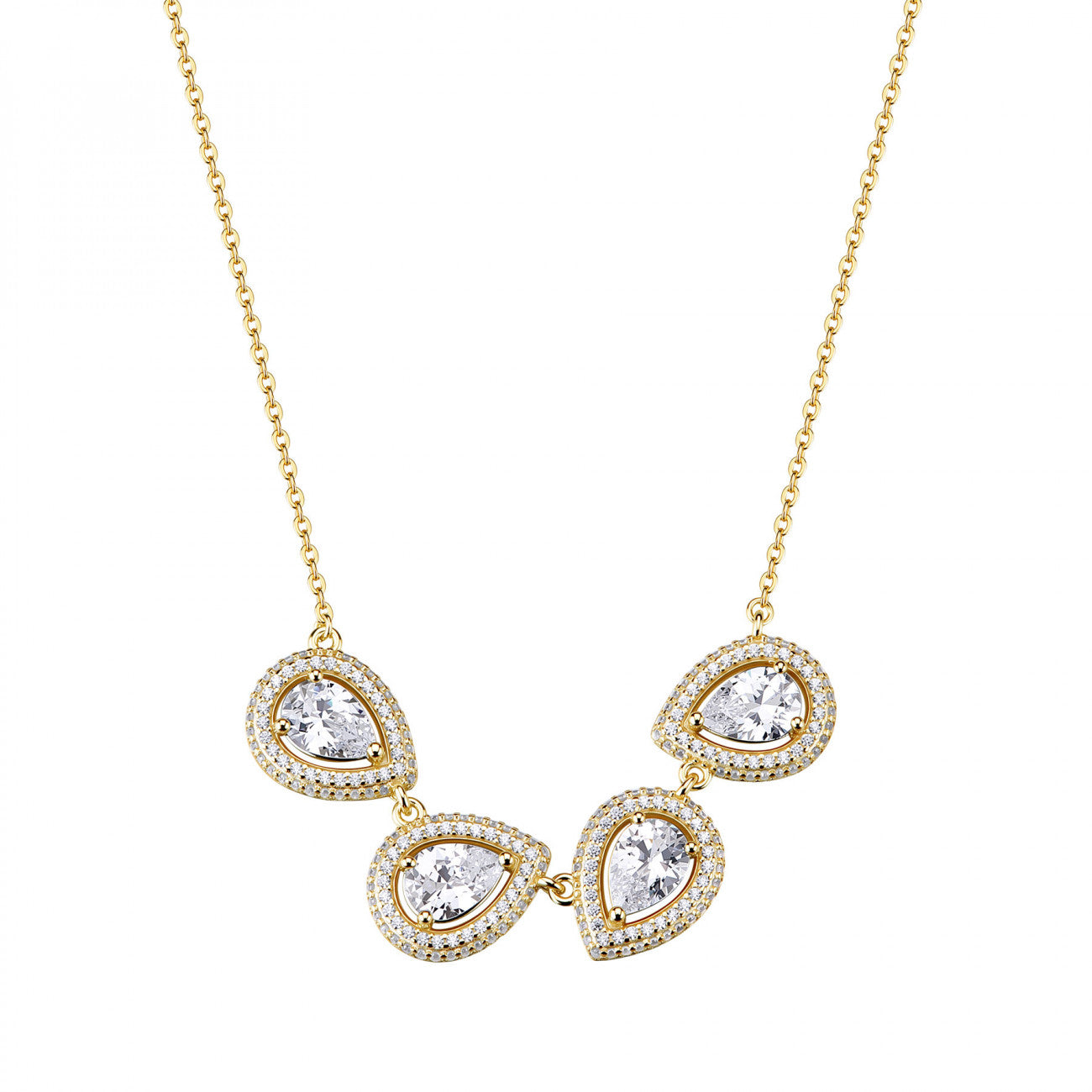 Collana da Donna con Cubic Zirconia Rosato ROS RZAN04