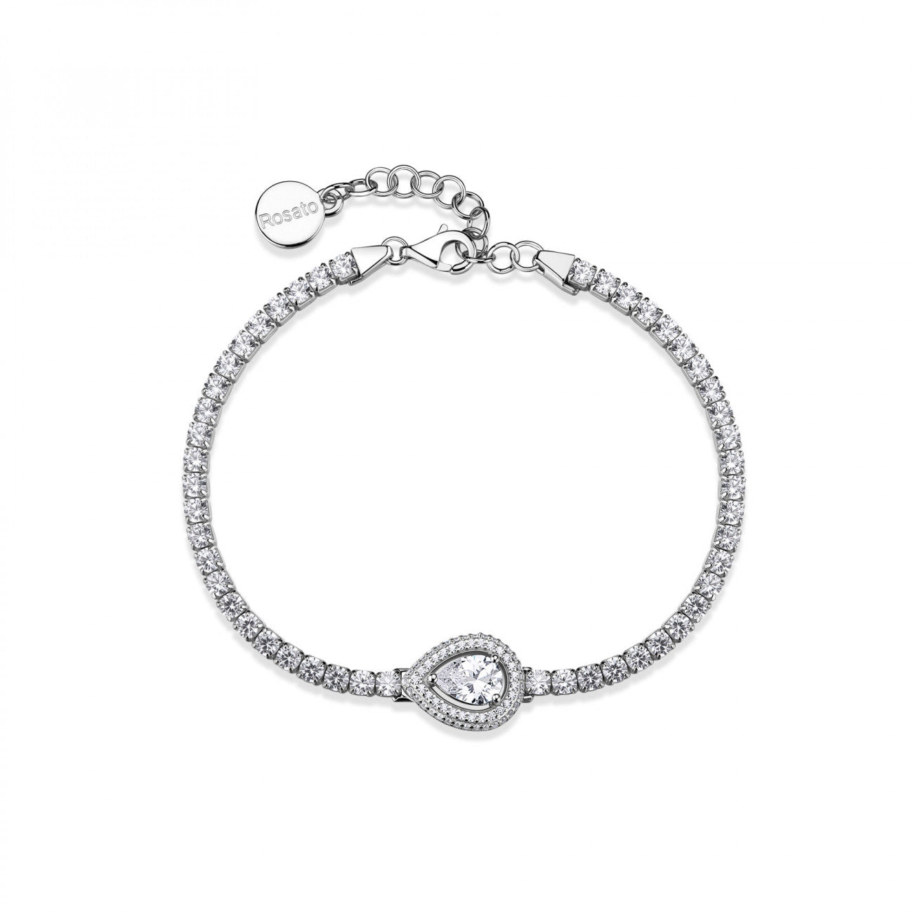 Bracciale da Donna Tennis Anna in Argento Rosato ROS RZAN13