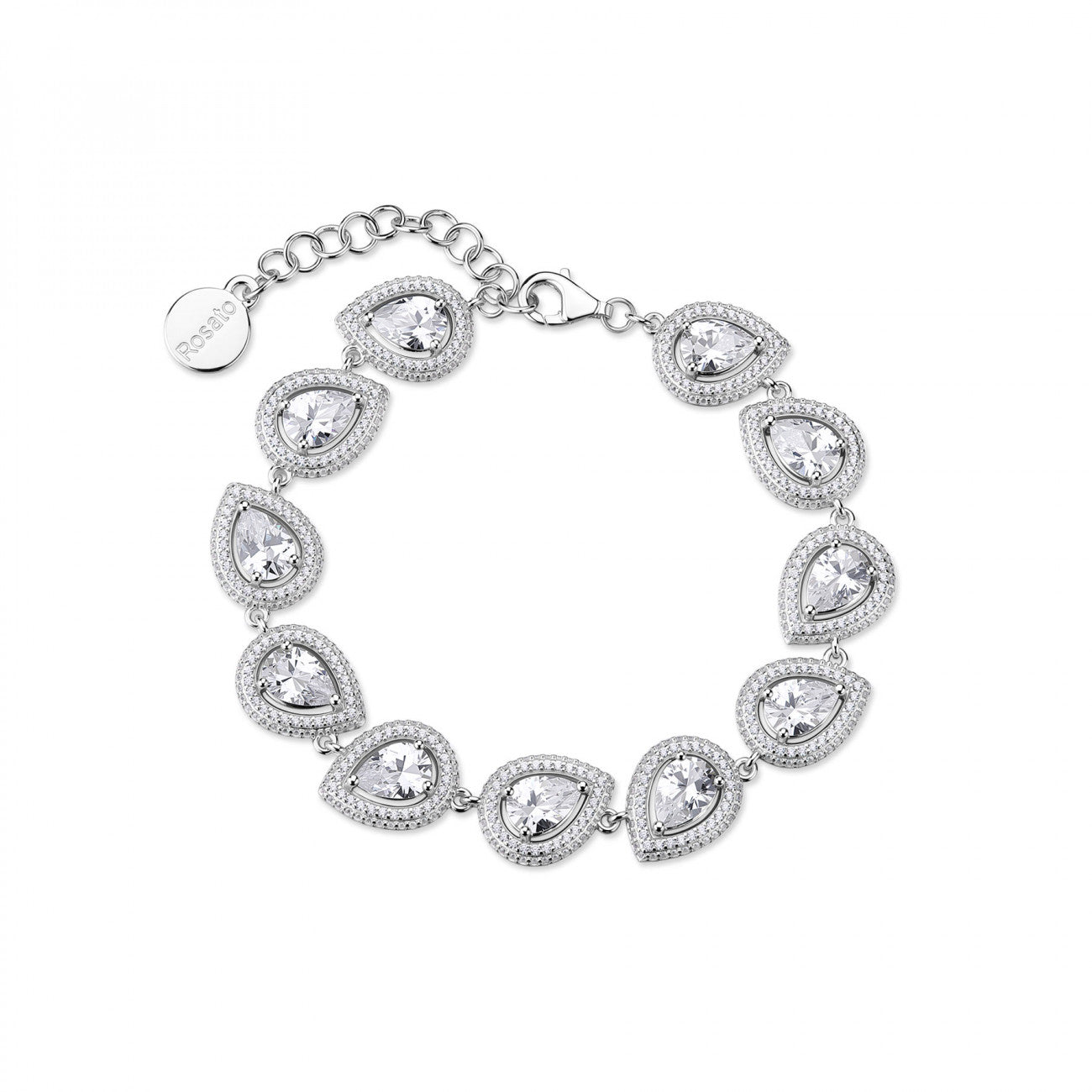 Bracciale da Donna Tennis Anna in Argento Rosato ROS RZAN15