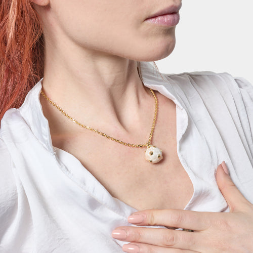 Collana Mina piccola bianca Unoaerre 1AR 2702
