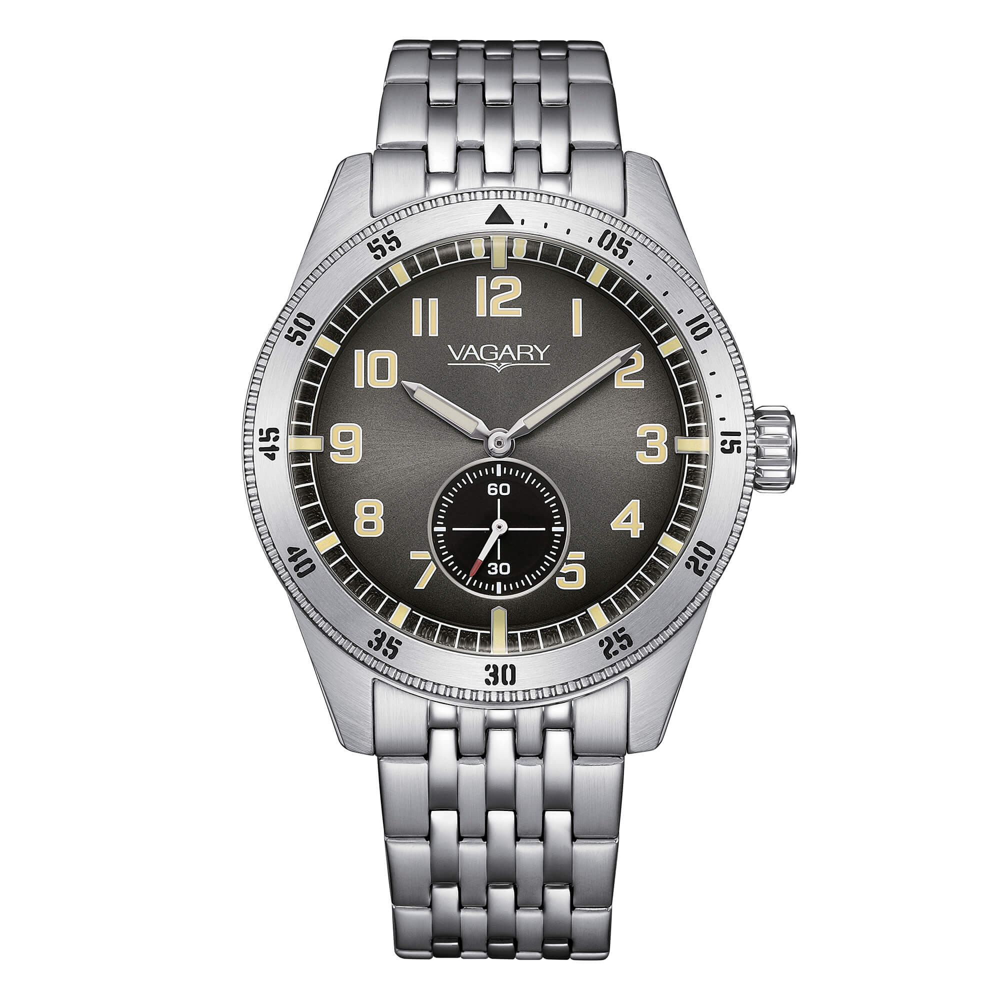 Orologio da Uomo Vagary FlyBoy Piccoli Secondi VAG IB2-013-61