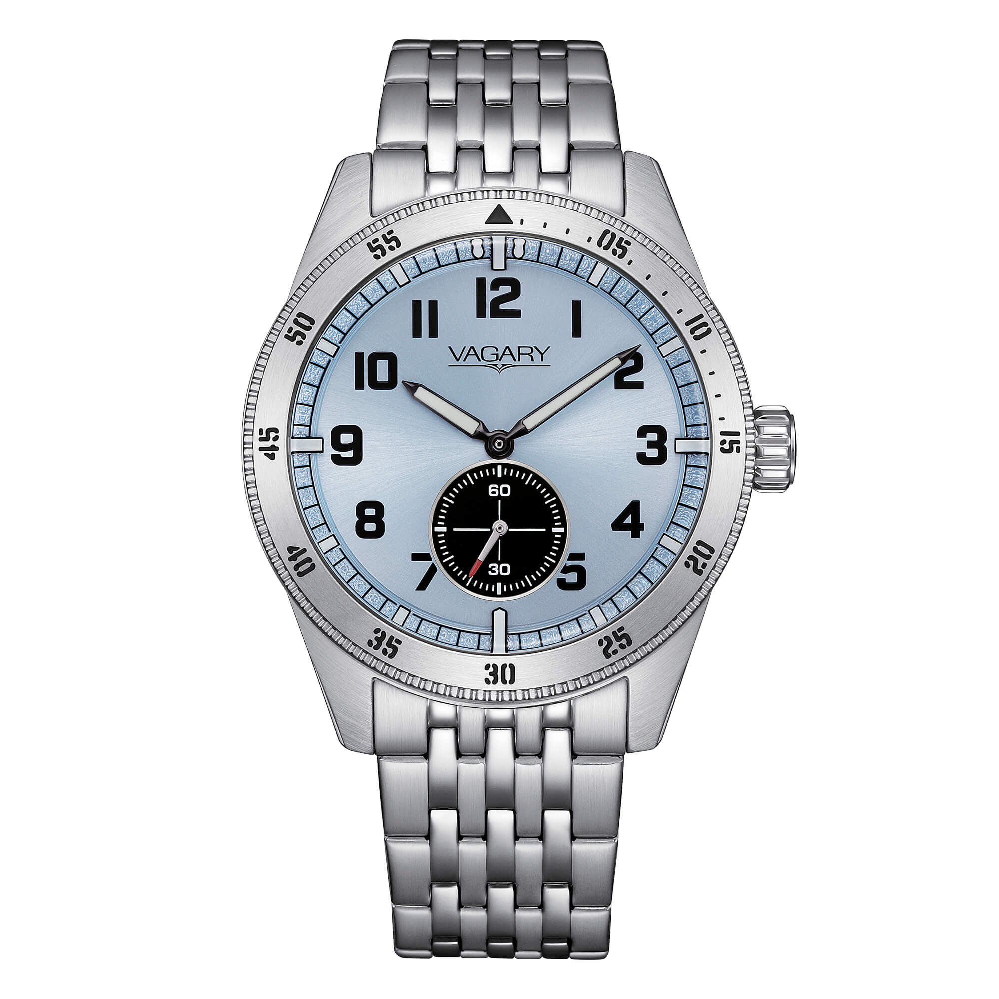 Orologio da Uomo Vagary FlyBoy Piccoli Secondi VAG IB2-013-71