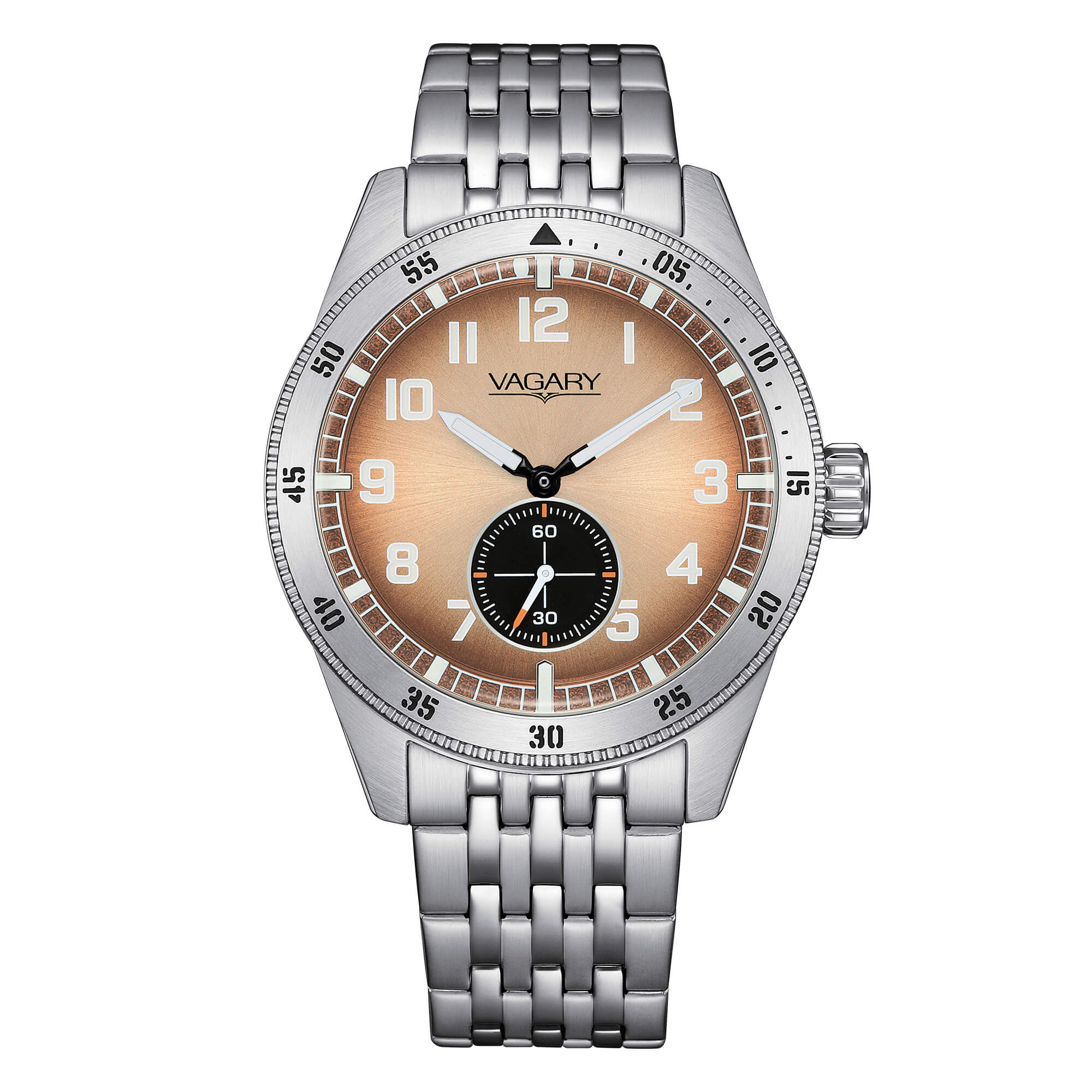 Orologio da Uomo Vagary FlyBoy Piccoli Secondi VAG IB2-013-91